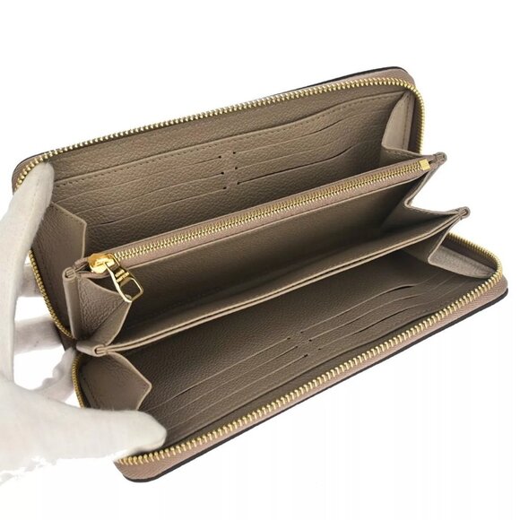 LOUIS VUITTON Zippy Wallet Bicolor Monogram Empreinte Leather - Picture 13 of 16